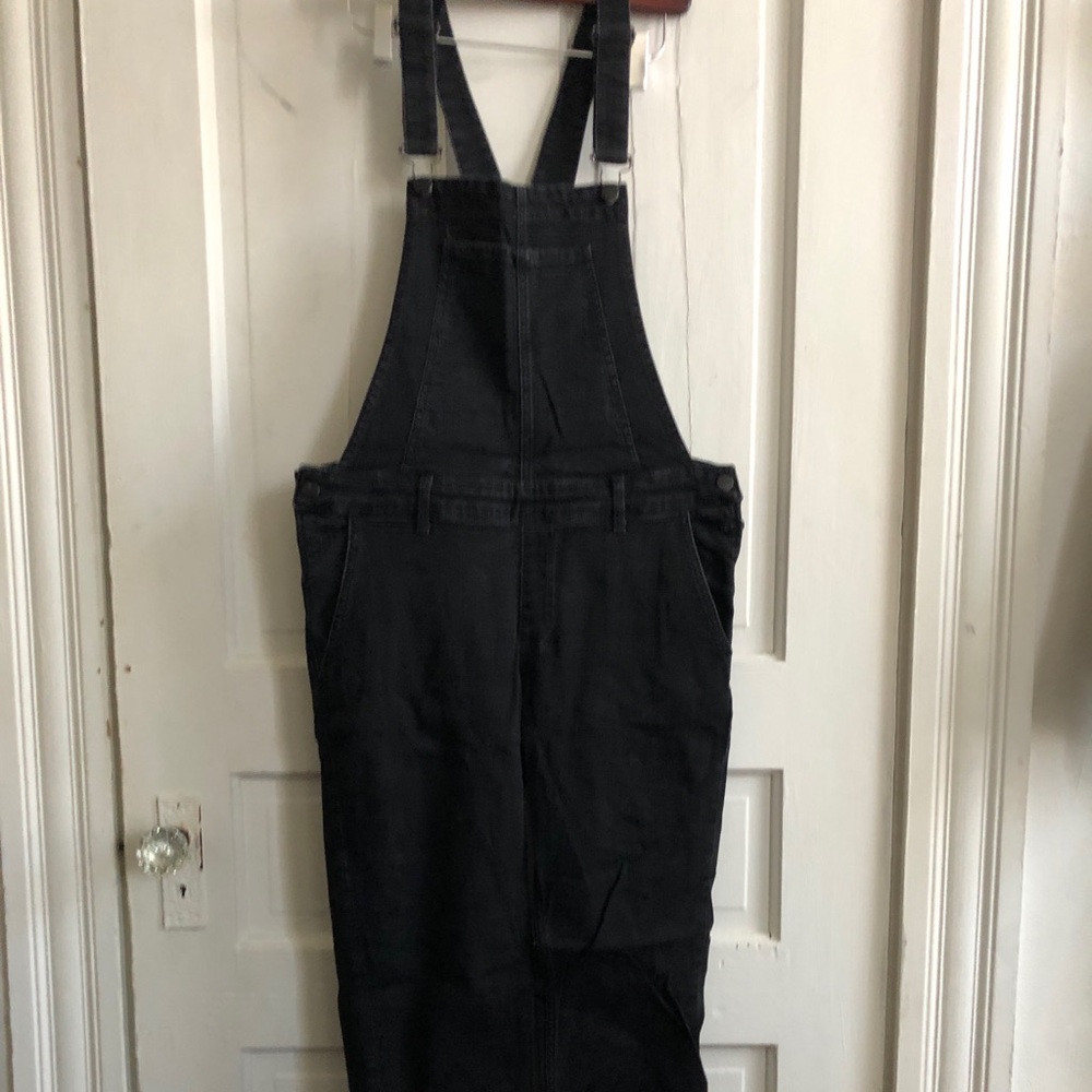H&M Black Denim Overalls